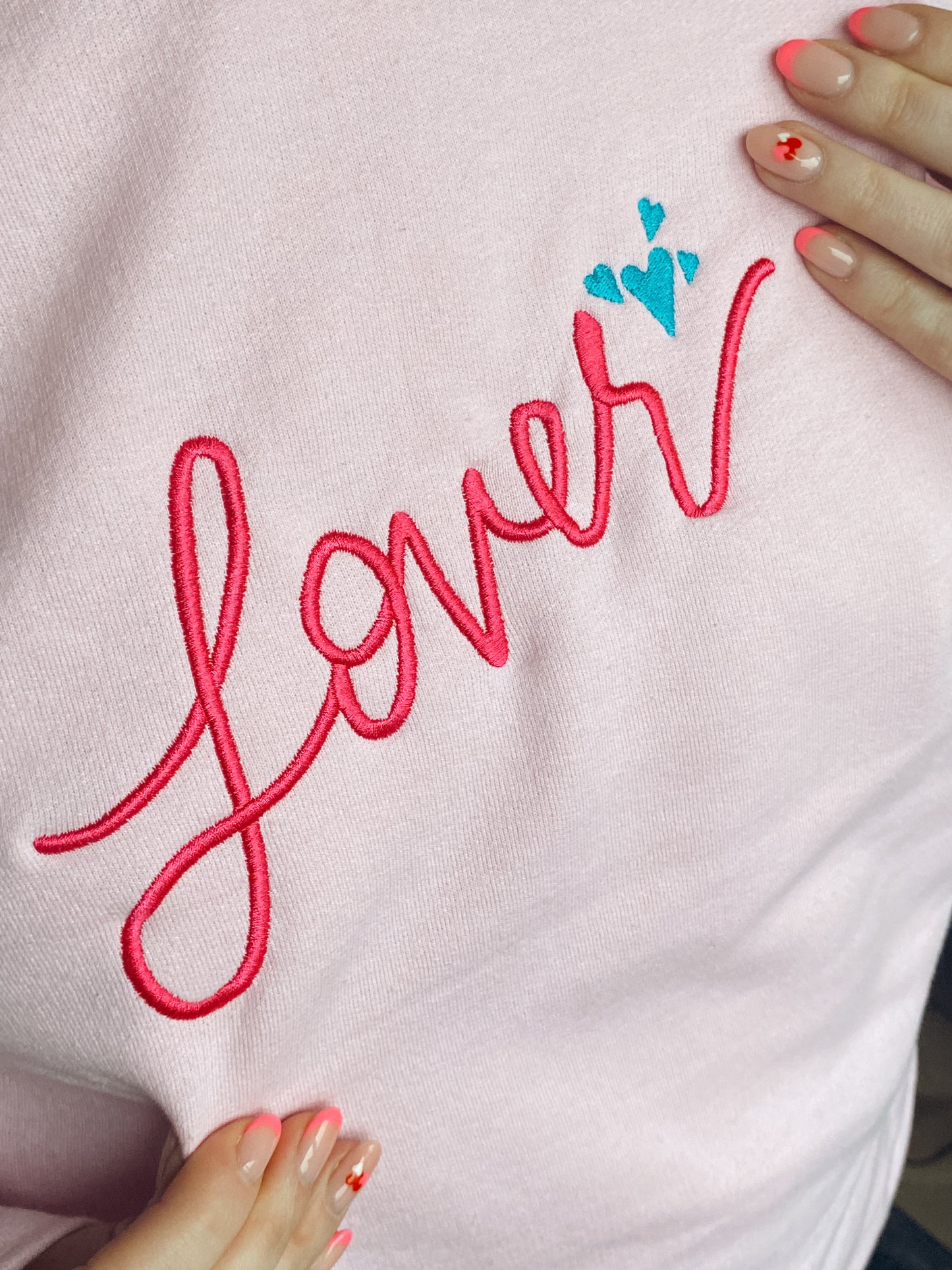 Lover Jumper, Valentines Jumper, Pink Crewneck Jumper, Swiftie Jumper