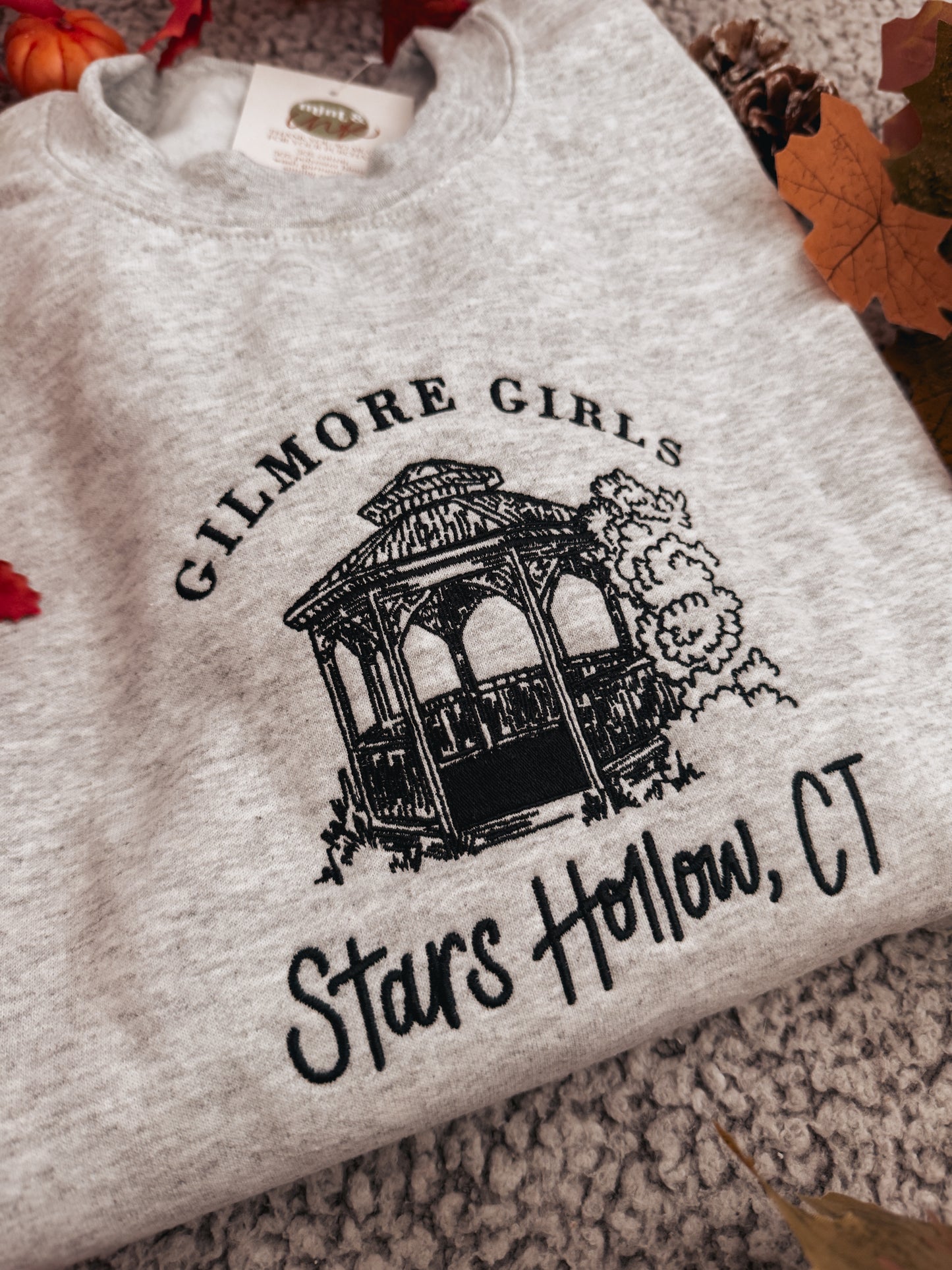 Gilmore Girls Jumper, Grey Jumper, Stars Hollow, Crewneck Sweatshirt