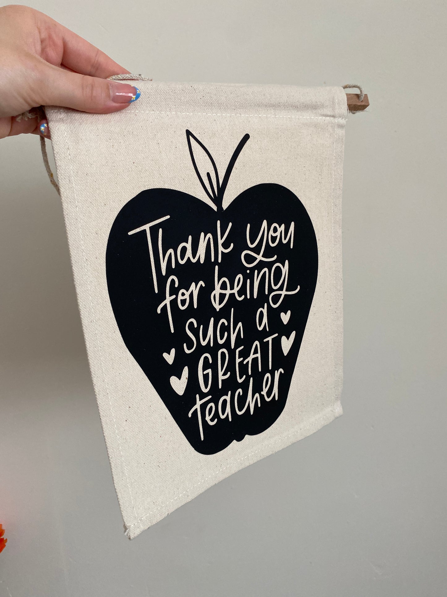 Thank You For Being Such A Great Teacher Flag Teachers Gift