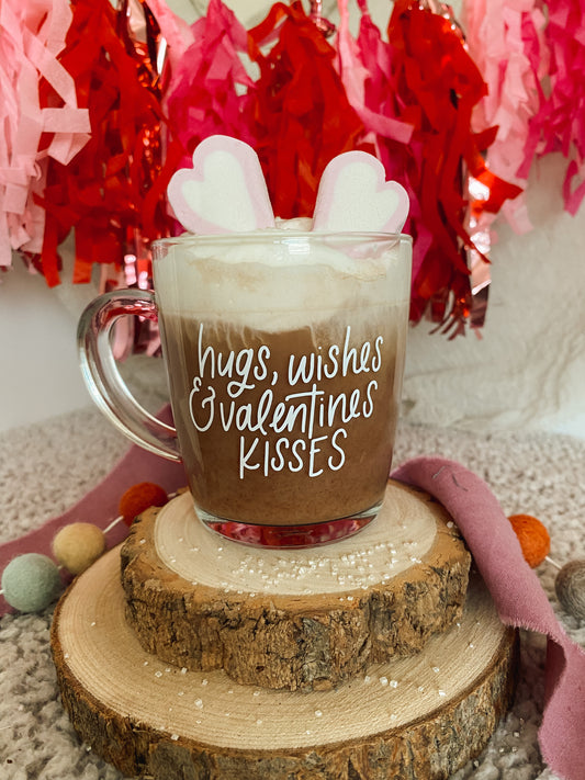 Hugs, Wishes & Valentines Kisses Mug