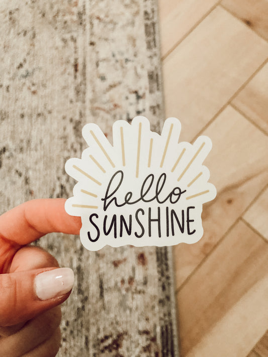 Hello Sunshine Sticker