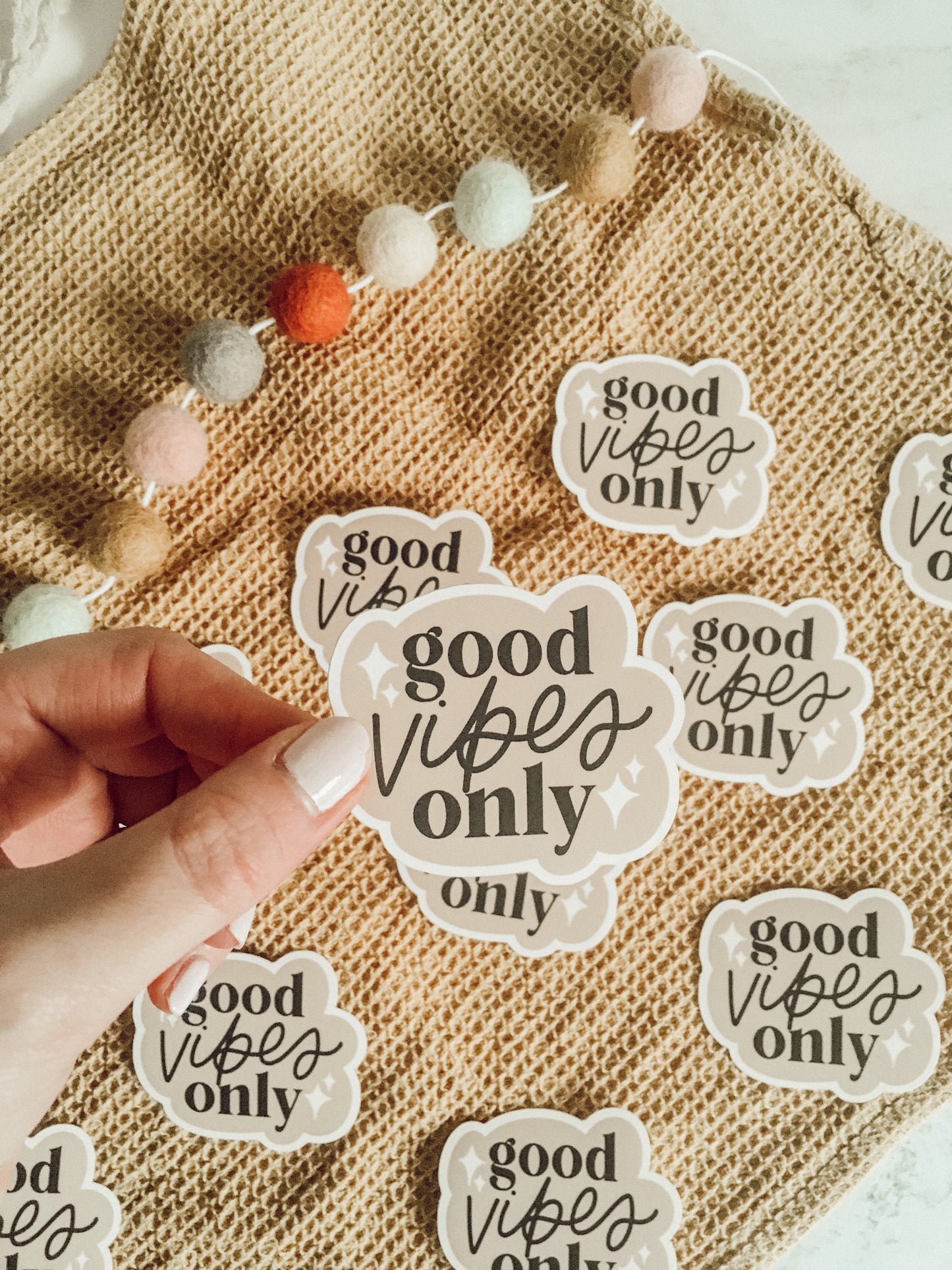 Good Vibes Only Sticker